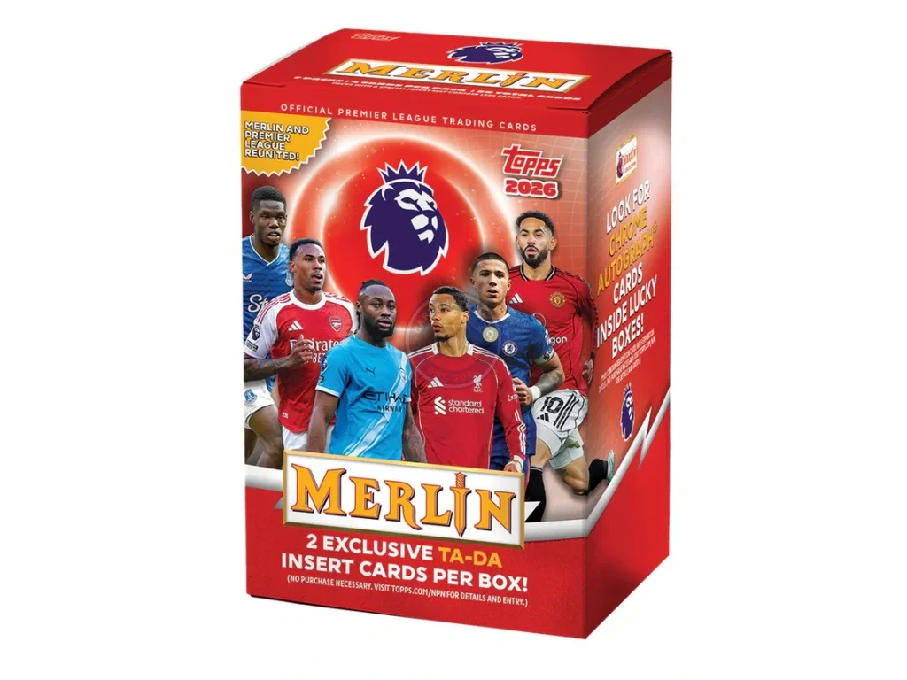 202526 topps uefa club competitions merlin chrome soccer blaster box 19215
