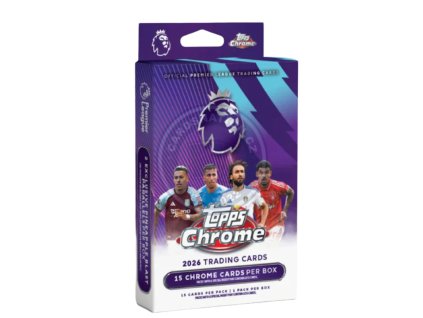 2025 26 Topps Chrome Premier League Hanger Box