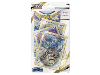 pokemon tcg sword shield 12 silver tempest premium check lane blister magnezone