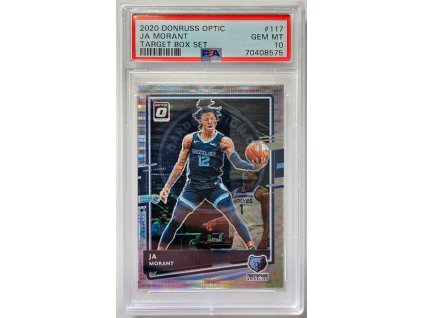 2020-21 Panini Donruss Optic Ja Morant Memphis Grizzlies Target Box Set Pulsar Parallel PSA 10 (L)