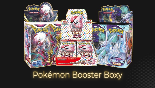 Booster boxy pokémon