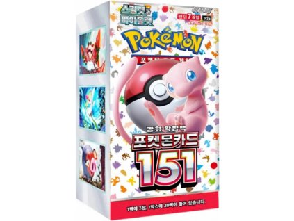 korea booster box 151 pokémon