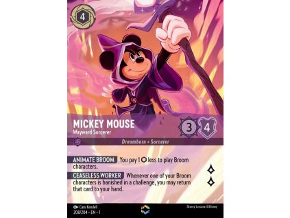 Mickey Mouse Wayward Sorcerer (V.2) Lorcana The First Chapter (1)