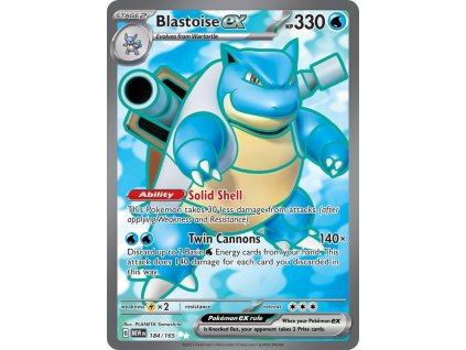 blastoise ex pokémon 151 (1)