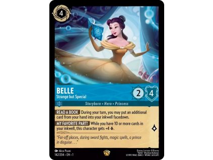 belle lorcana card