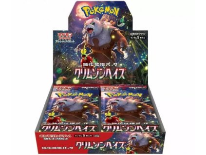 crimson hase pokemon scarlet and violet crimson haze booster box japonsky