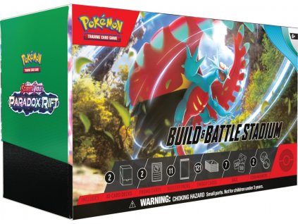 pokemon tcg sv04 paradox rift build and battle stadium