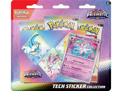 Pokémon TCG: Prismatic Evolutions Tech Sticker Collection  Datum vydání: 17. ledna 2025