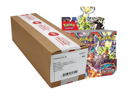 obsidian flames booster box pokémon case