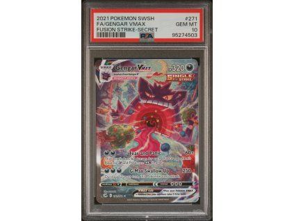 gengar psa10 vmax fusion strike pokemon