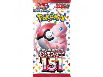 pokemon tcg pokemon card 151 japonsky booster
