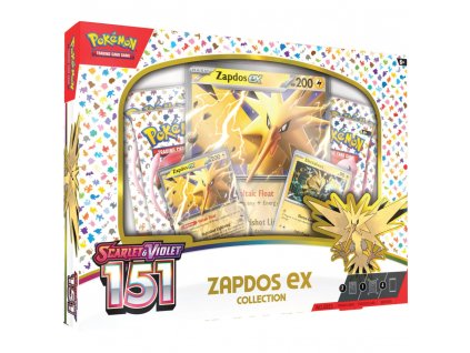 karetni hra pokemon tcg scarlet violet 151 zapdos ex collection odesilame