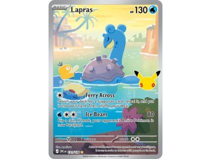 Lapras 131/128 Pokémon karta 30th Celebration