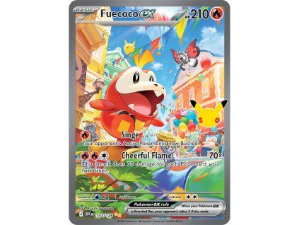 Fuecoco ex 147/128 Pokémon karta 30th Celebration