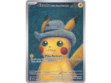Pikachu with Grey Felt Hat (NM) SEALED