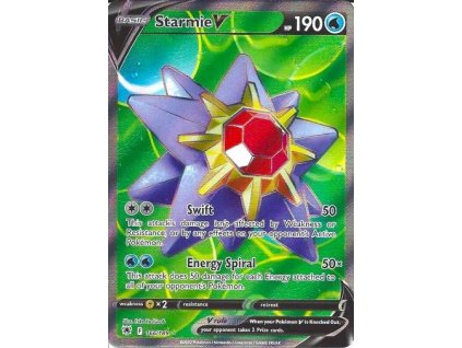 pokemon trading card game 166 189 starmie v rare ultra card swsh 10 astral radiance p70074 125034 image