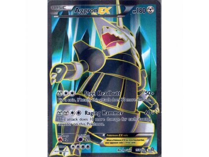 aggron ex 153 160 full art pokemon xy primal clash single card 4