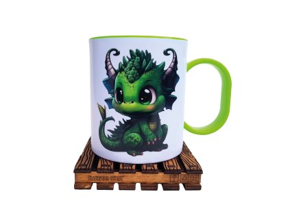 hrnecek se zelenym drackem