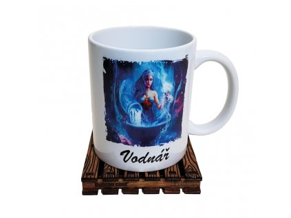 vodnář keramicky hrnek pro znameni zverokruhu
