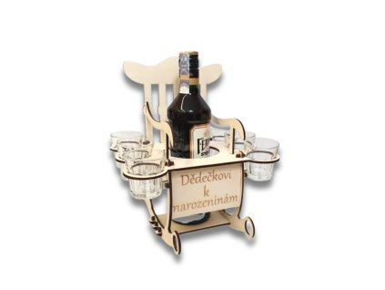 Dárek pro muže křeslo na alkohol