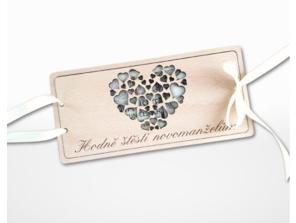 svatebni dar obalka na penize