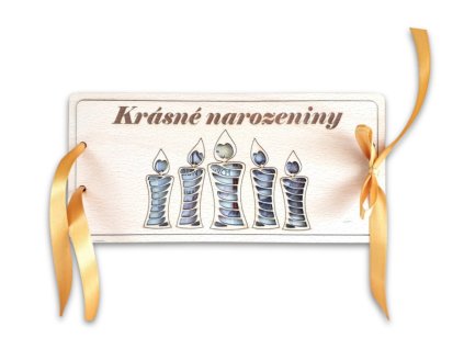 obalka pro darovani penez k narozeninam