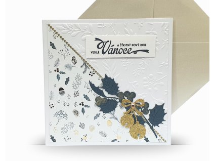 pranicko vanocni s vetvičkou