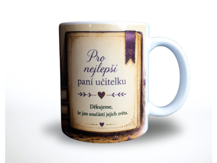 hrneček pro paní učitelku boho styl