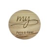 Personalizovaný podtácek My | Bambusový dárek pro páry cardum