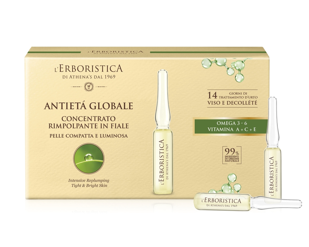 Ingredience obsažené v anti-age vyplňujícím koncentrátu ampule 7x2 ml