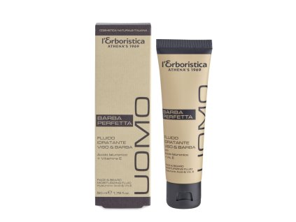 Erboristica Uomo Hydratační mléko na pleť a vousy 50 ml