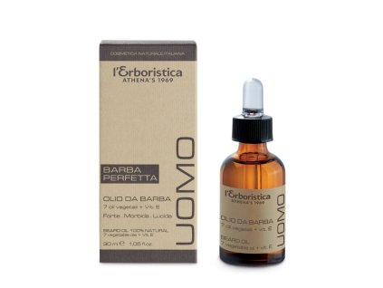 Erboristica UOMO Výživný olej na vousy s vitamínem E 30 ml