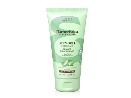Erboristica Hydratační dermogel s  fermentovanou aloe vera pro citlivou pokožku 150 ml