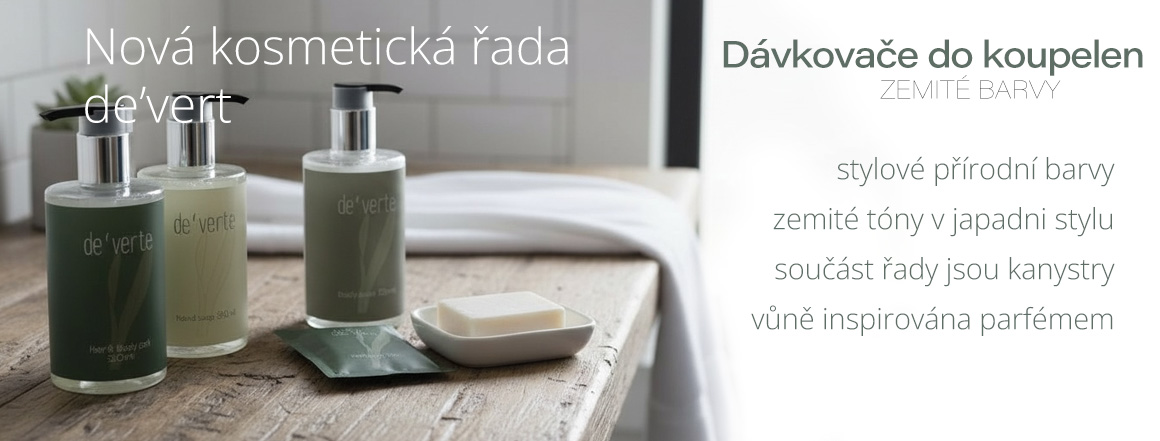 zemité barvy dávkovačů do koupelen