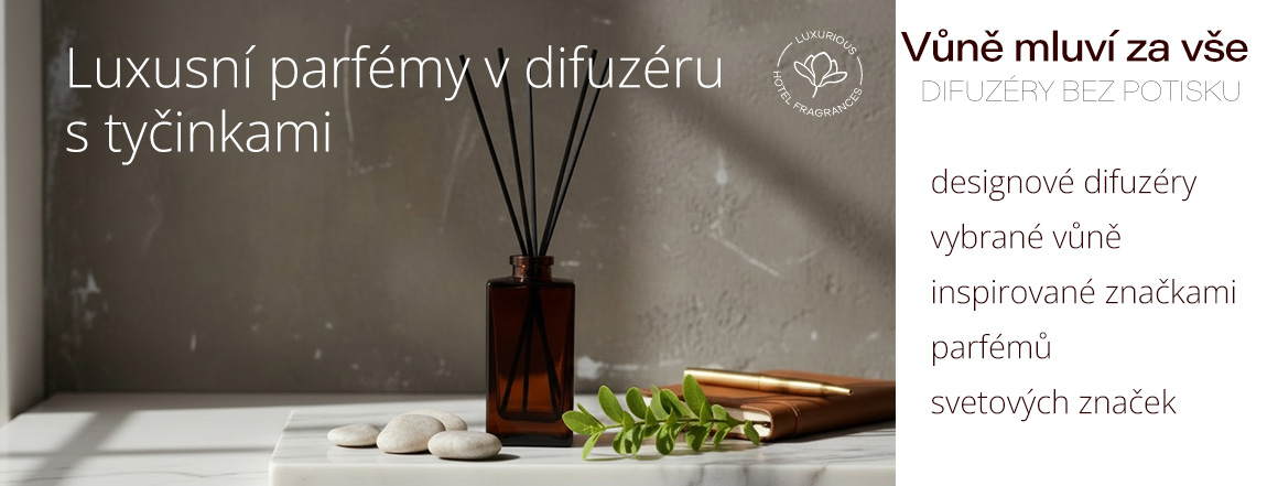 luxusni parfemy v difuzerech