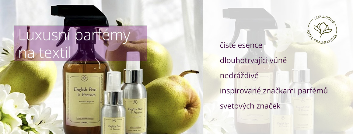 Luxusni parfemy na textil