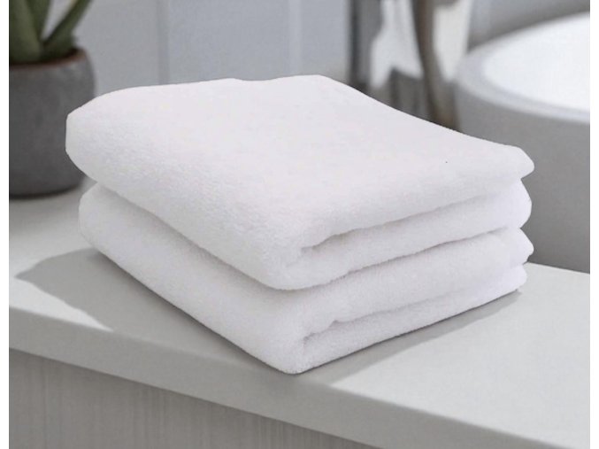 Rucník 50 x 90 cm, 450 gsm, bily www.caretrade.cz