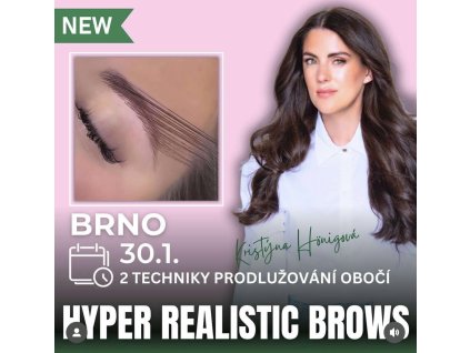 HYPER REALISTIC BROW training Brno