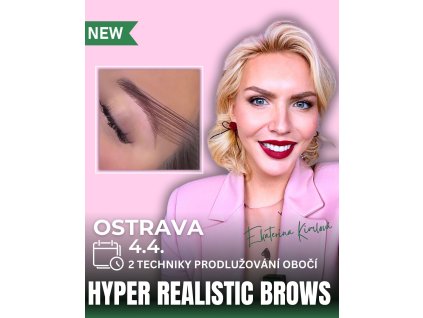 HYPER REALISTIC BROW training Ostrava