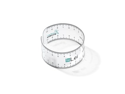 Ruler for measuring InLei® eyebrow adjustments