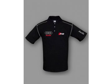 Audi RS čierna polokošeľa
