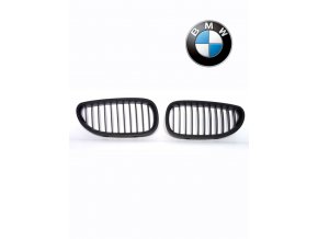 BMW 5 E60, E61 čierne ľadvinky (predná maska)