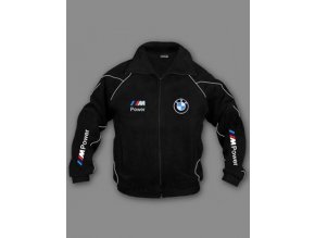 BMW ///M čierna flísová bunda