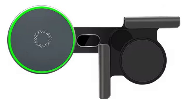 Samotný držák Tesla na displej