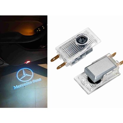 led projektor dveri mercedes