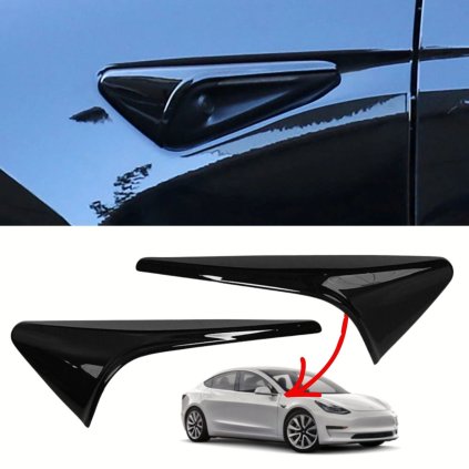 samolepici kryt bocni kamery tesla model 3 y s x