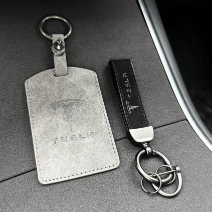 darkovy set klicenka pouzdro karty tesla model 3 y a x