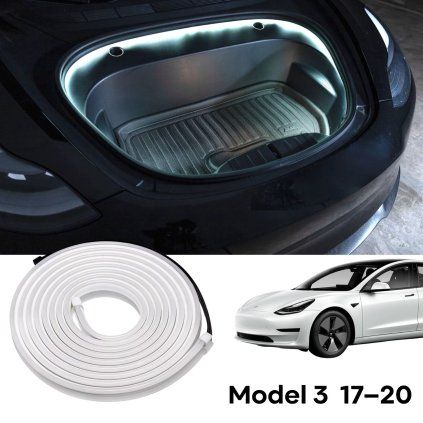 led pasek osvetleni frunk tesla model 3 2017 2020