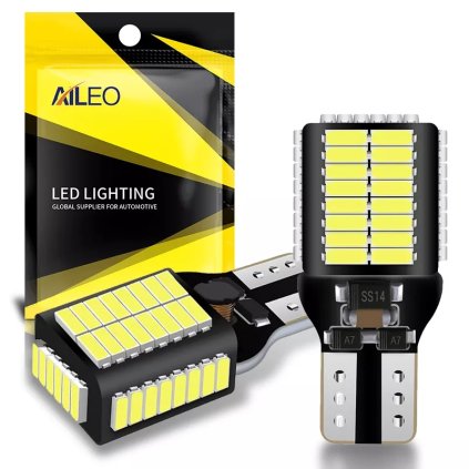 LED autožárovky T15 W16W Canbus, 2x