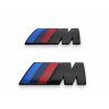 emblem napis bmw m cerny leskly